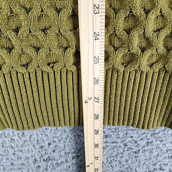 Knox Rose Sweater Womens 1X Green Long Sleeve *GUC* - Picture 4 of 8
